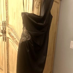 Black cocktail dress